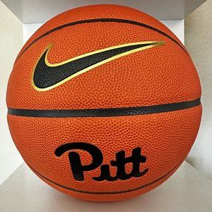 New Nike Game Elite Pitt Team Size 6 Issue Championship Basketball Ball Orange